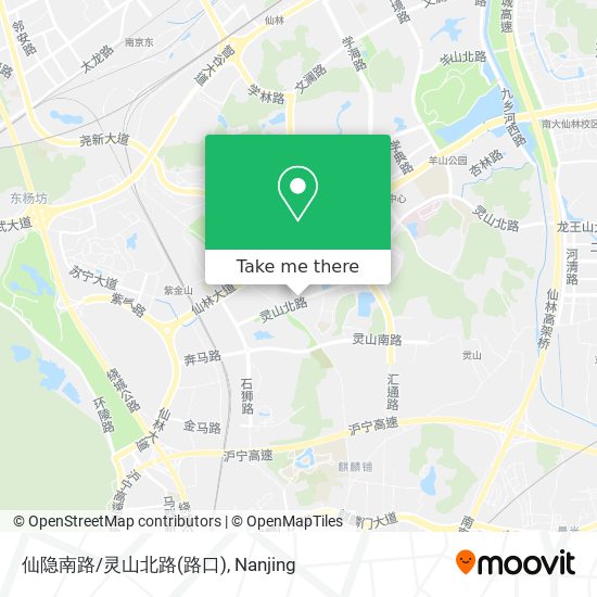 仙隐南路/灵山北路(路口) map