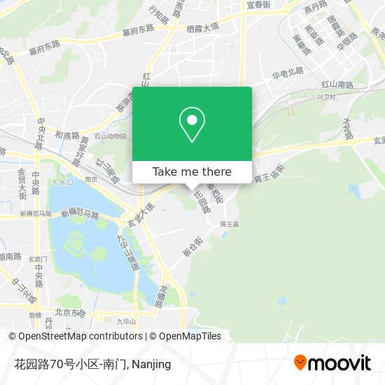 花园路70号小区-南门 map