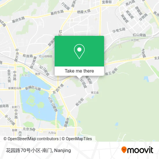 花园路70号小区-南门 map