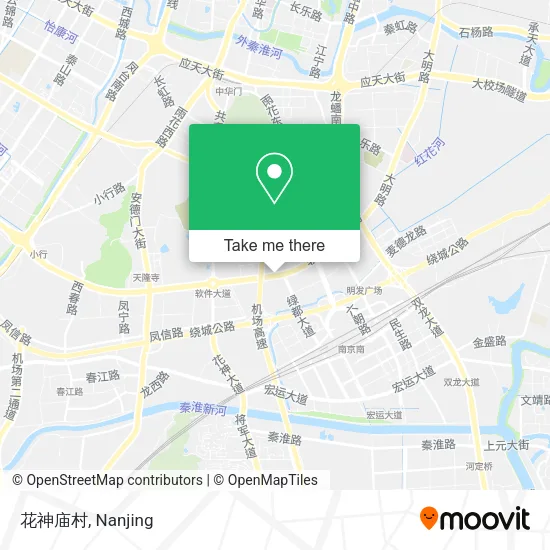 花神庙村 map