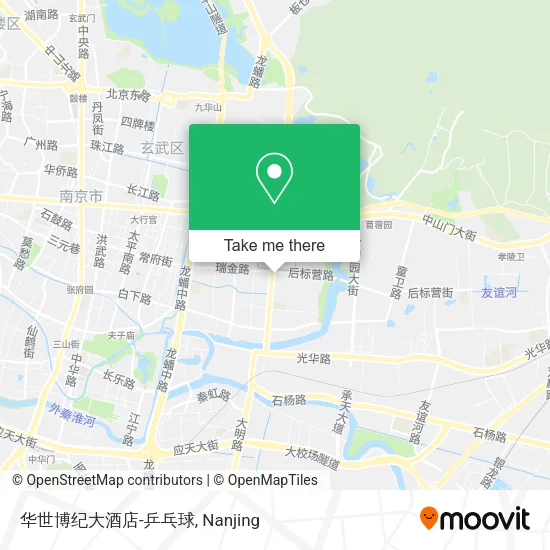 华世博纪大酒店-乒乓球 map
