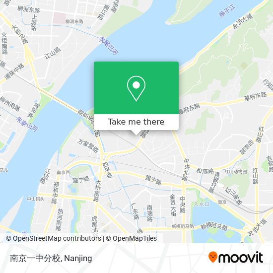 南京一中分校 map