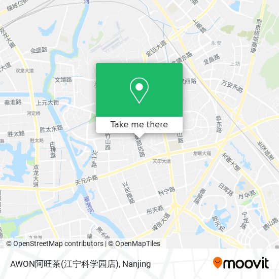 AWON阿旺茶(江宁科学园店) map
