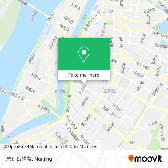 黑姑娘快餐 map