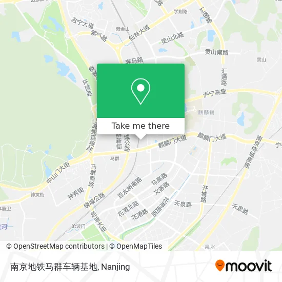南京地铁马群车辆基地 map