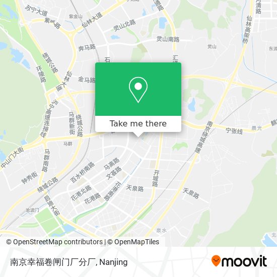 南京幸福卷闸门厂分厂 map