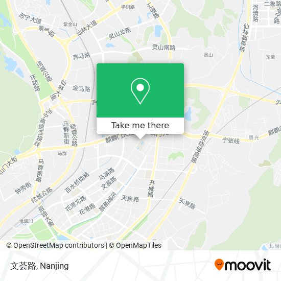 文荟路 map