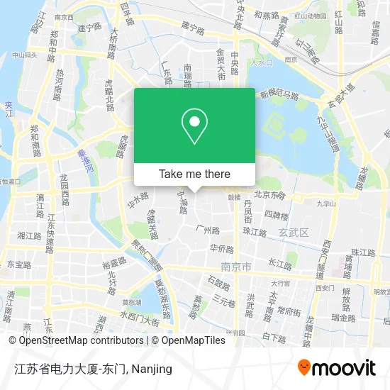 江苏省电力大厦-东门 map