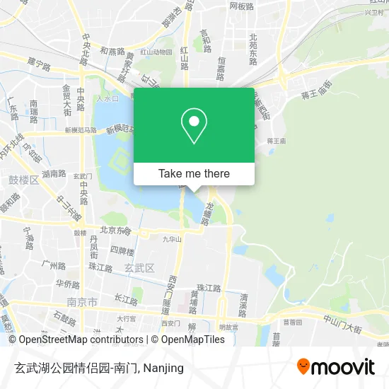 玄武湖公园情侣园-南门 map