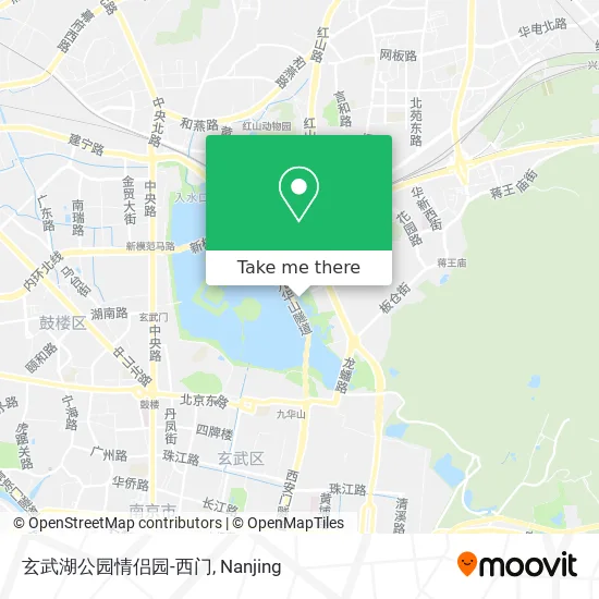 玄武湖公园情侣园-西门 map