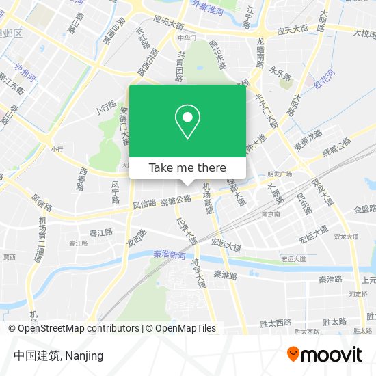 中国建筑 map