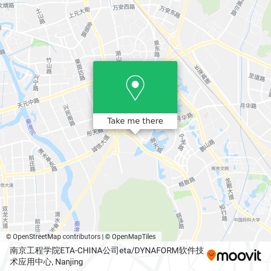 南京工程学院ETA-CHINA公司eta / DYNAFORM软件技术应用中心 map