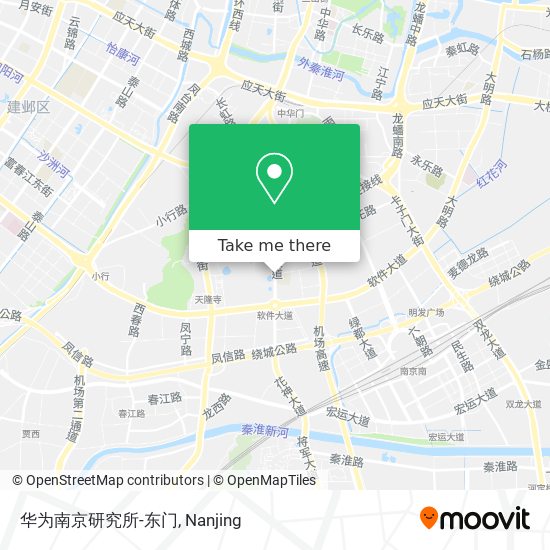 华为南京研究所-东门 map