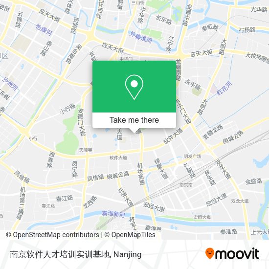 南京软件人才培训实训基地 map