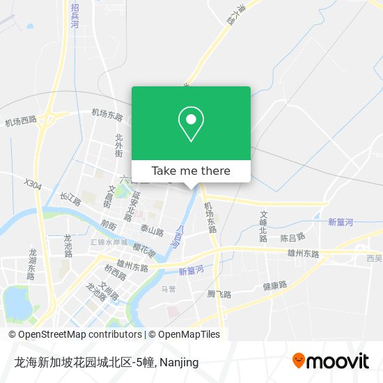 龙海新加坡花园城北区-5幢 map