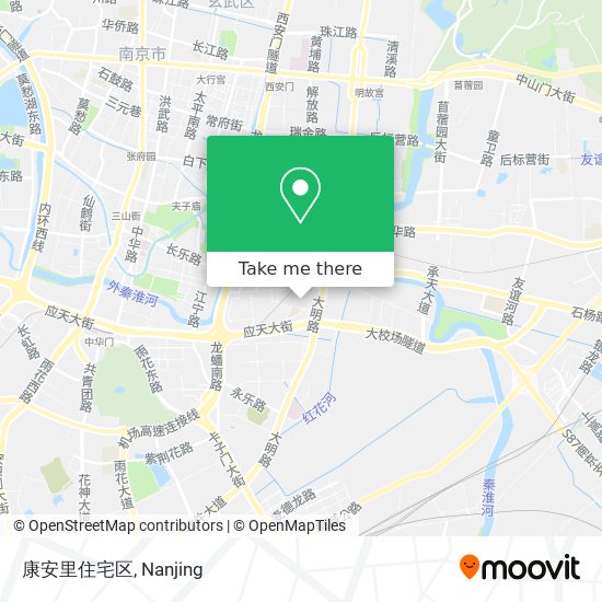 康安里住宅区 map