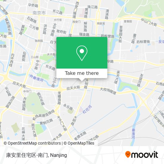 康安里住宅区-南门 map