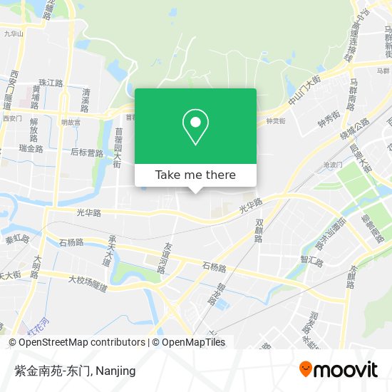 紫金南苑-东门 map
