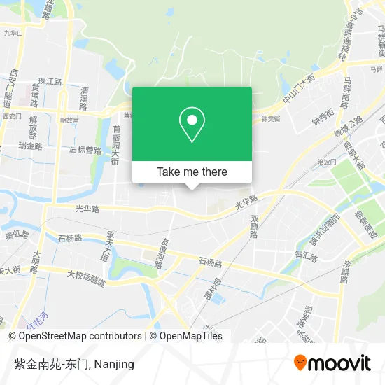 紫金南苑-东门 map