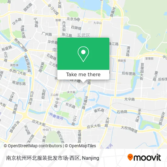 南京杭州环北服装批发市场-西区 map