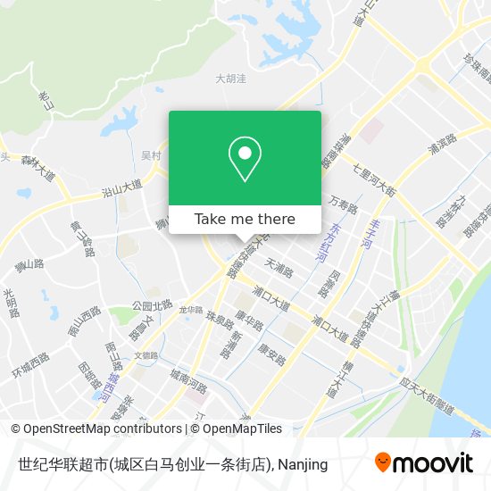 世纪华联超市(城区白马创业一条街店) map