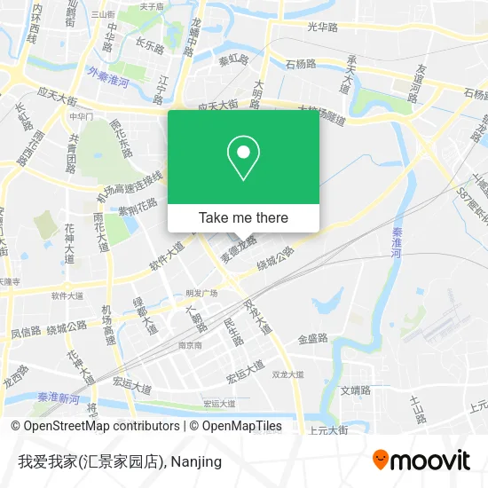 我爱我家(汇景家园店) map