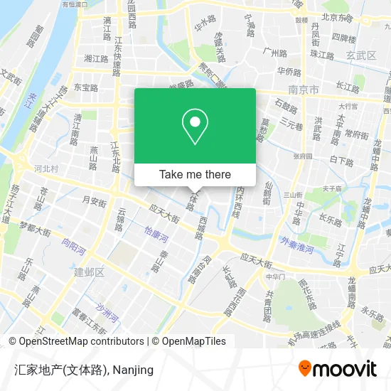 汇家地产(文体路) map