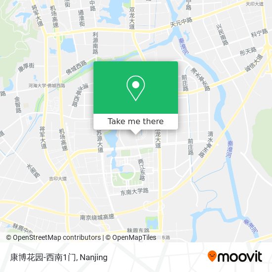 康博花园-西南1门 map