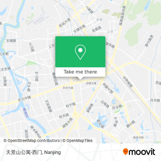 天景山公寓-西门 map