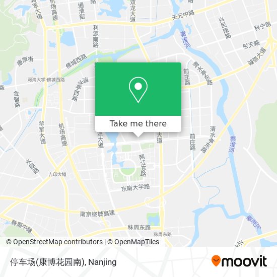 停车场(康博花园南) map