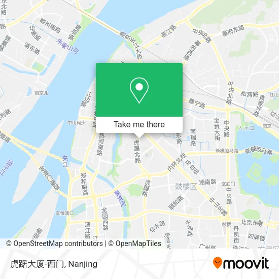 虎踞大厦-西门 map