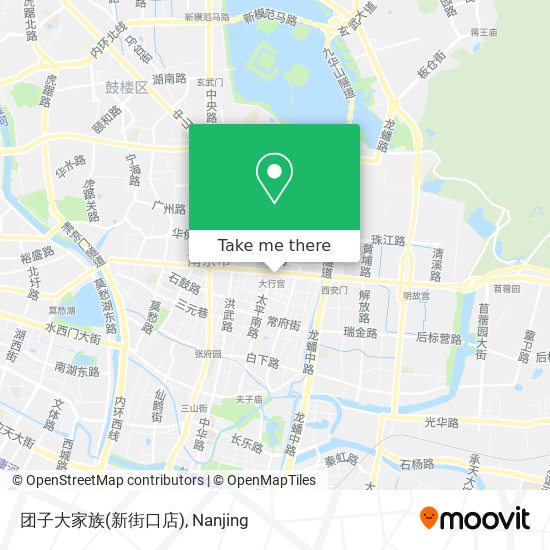 团子大家族(新街口店) map