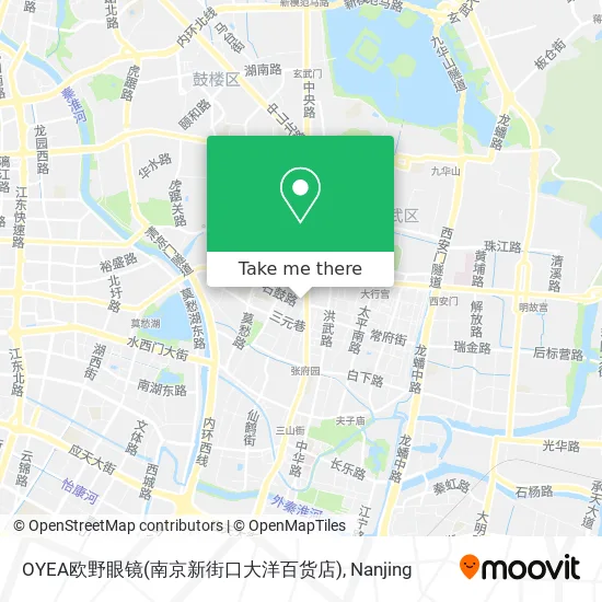 OYEA欧野眼镜(南京新街口大洋百货店) map