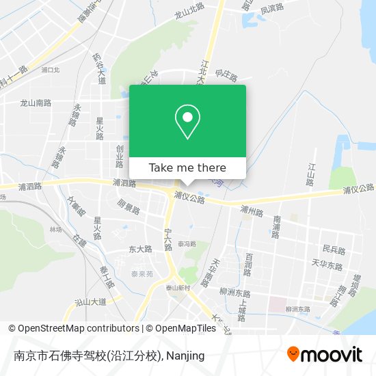 南京市石佛寺驾校(沿江分校) map