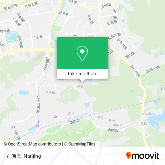 石佛庵 map