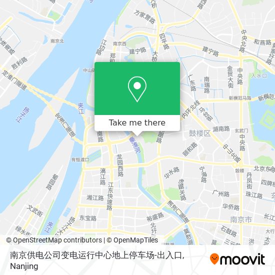 南京供电公司变电运行中心地上停车场-出入口 map