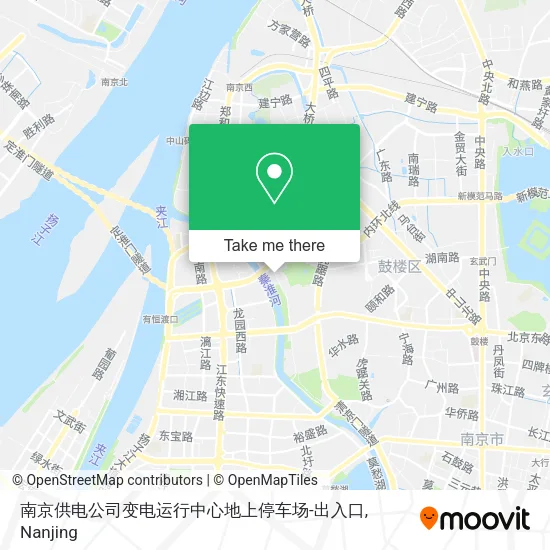 南京供电公司变电运行中心地上停车场-出入口 map