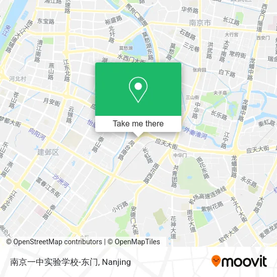 南京一中实验学校-东门 map