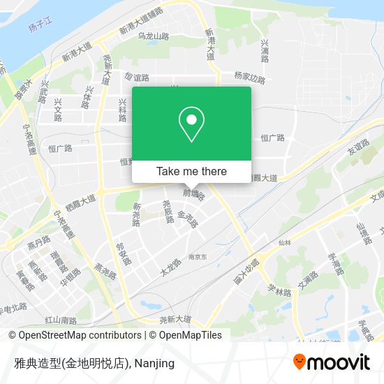 雅典造型(金地明悦店) map