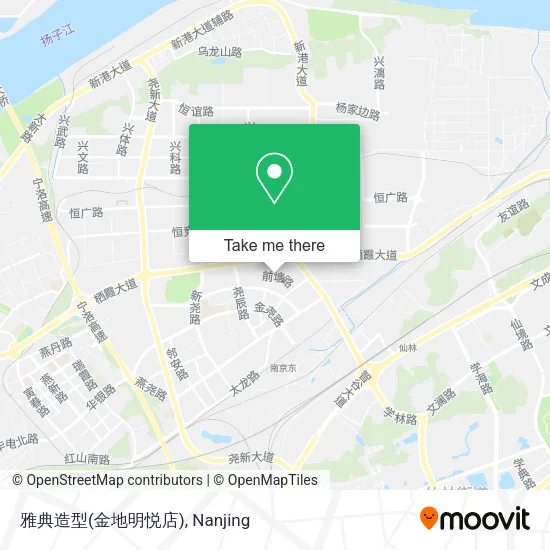 雅典造型(金地明悦店) map