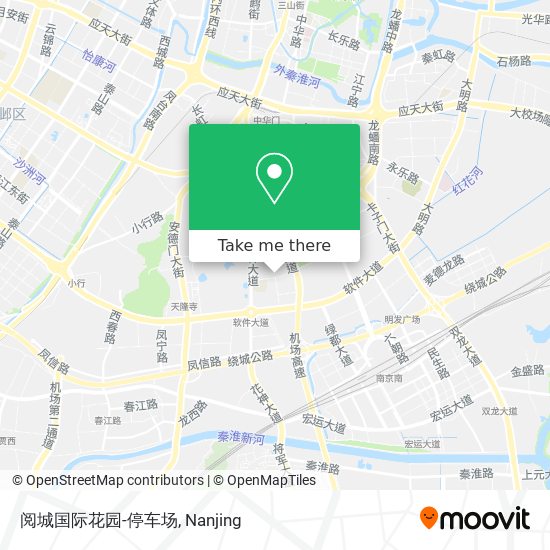 阅城国际花园-停车场 map