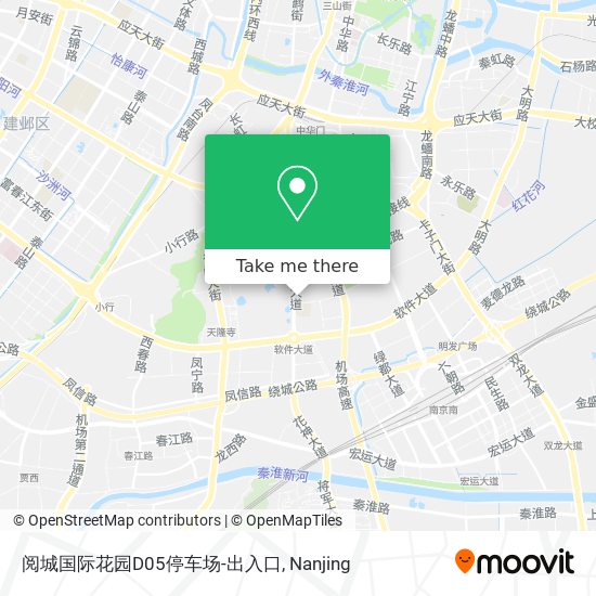阅城国际花园D05停车场-出入口 map