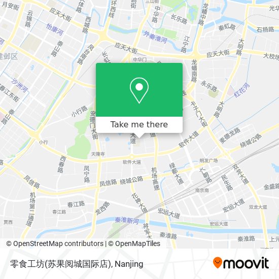 零食工坊(苏果阅城国际店) map