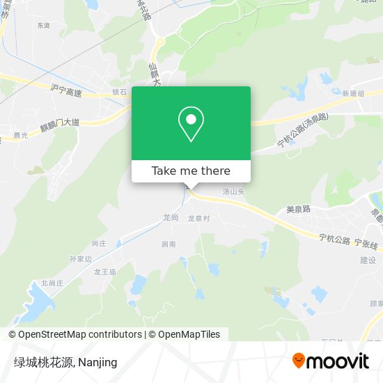 绿城桃花源 map