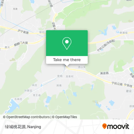 绿城桃花源 map