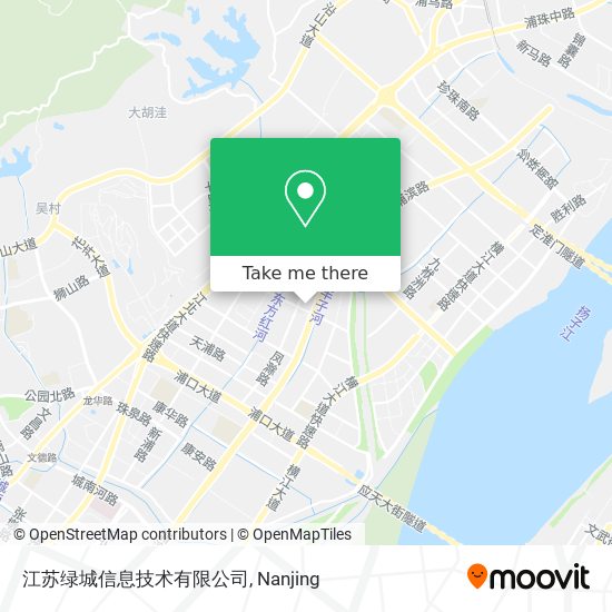 江苏绿城信息技术有限公司 map