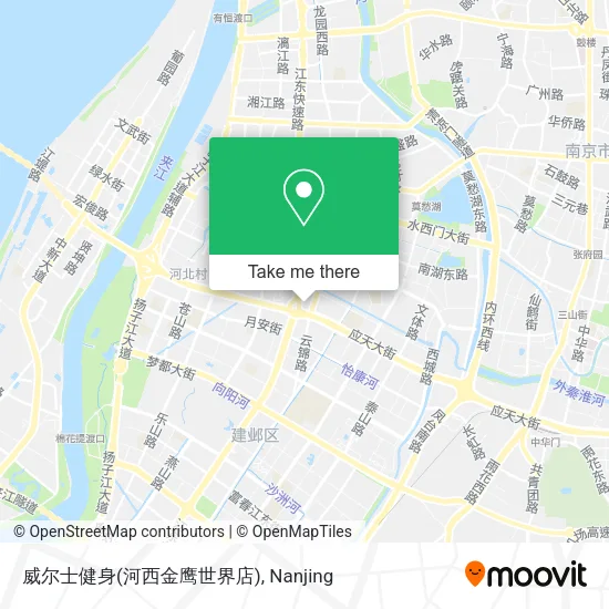 威尔士健身(河西金鹰世界店) map