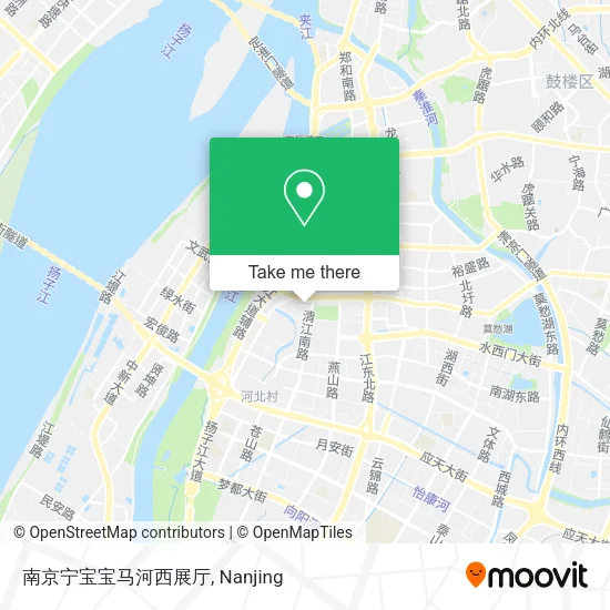 南京宁宝宝马河西展厅 map