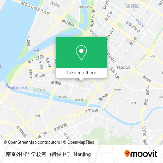 南京外国语学校河西初级中学 map