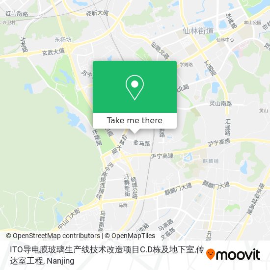ITO导电膜玻璃生产线技术改造项目C.D栋及地下室,传达室工程 map